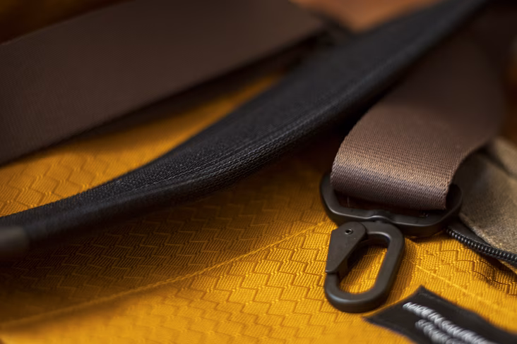The Tech Folio features high quality hardware and materials throughout the bag