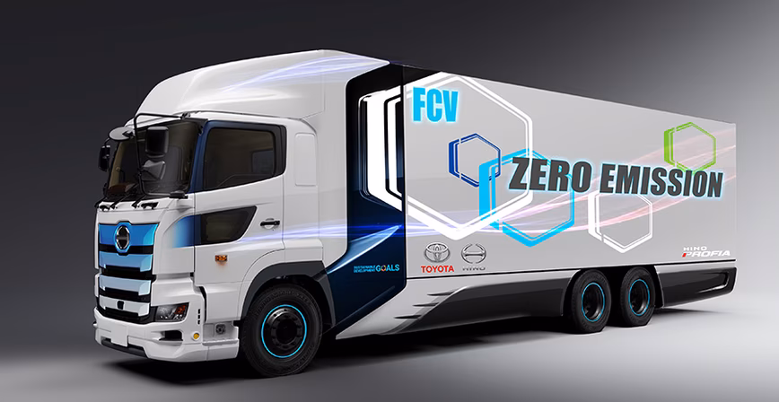 Totoya's heavy-duty fuel cell truck is slated to show up as a prototype next year