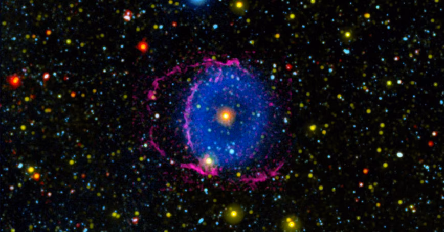 Spooky space: Blue ring nebula reveals the secrets of binary stars