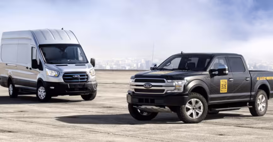 A closer look at Ford’s all-electric Transit van