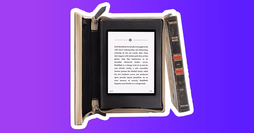 gifts for kindle owners bookbook kindle paperwhite case
