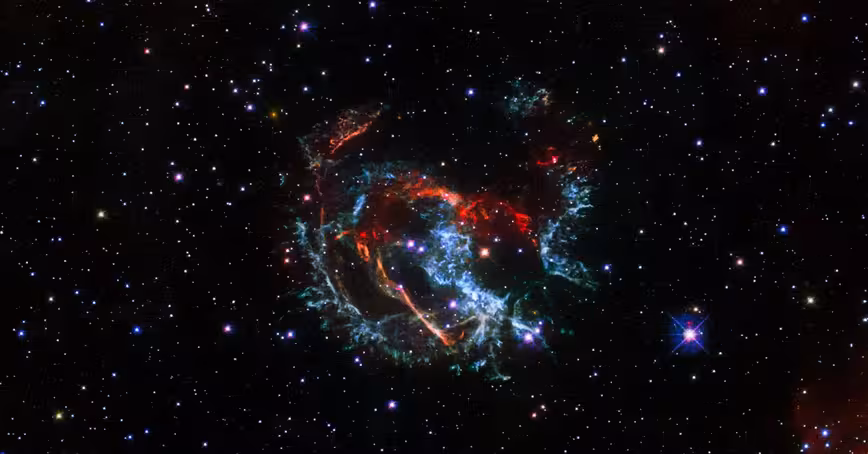 Hubble spots remains of a supernova humans saw explode 1700 years ago