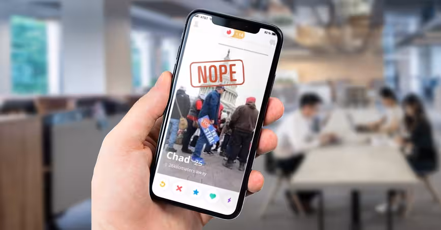 The Capitol rioters are getting banned from dating apps
