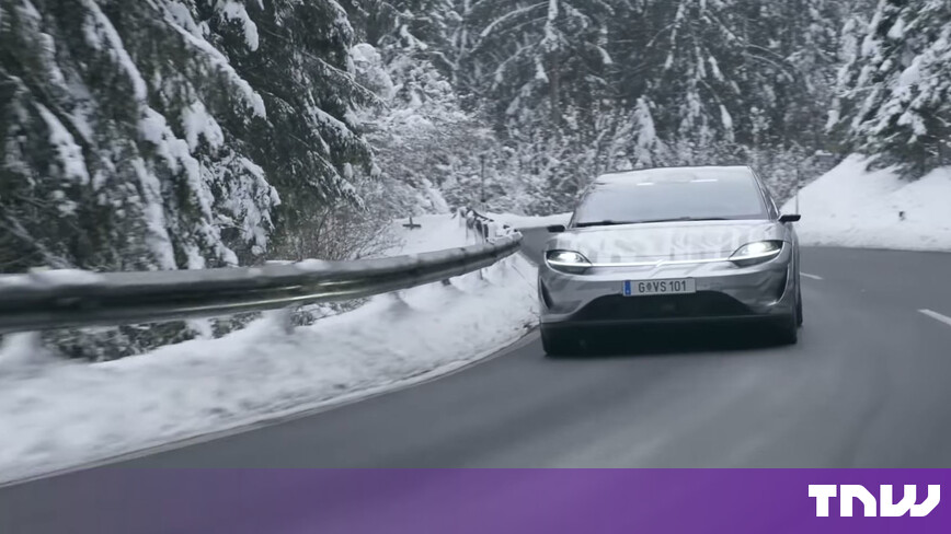 Sony’s concept car is being tested on public roads, just 12 months after reveal