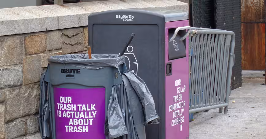 Dublin’s smart trash cans found a new purpose in the pandemic: Snitching