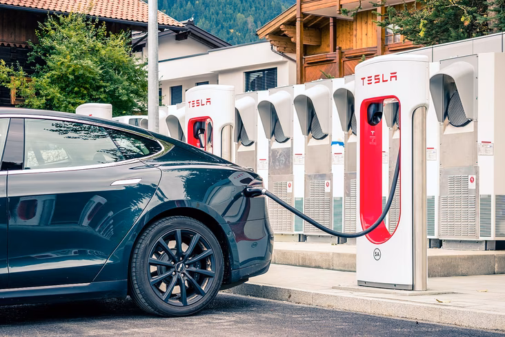 Car, ev, tesla, charging