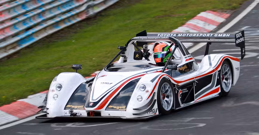 Watch Toyota’s souped-up electric Radical destroy the Nürburgring