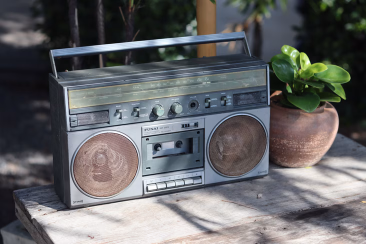 The boombox may now appear fashionably retro – but that won’t stop it chewing up the occasional tape.