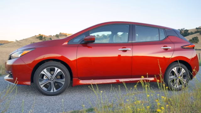 nissan, leaf, car, ev, electric