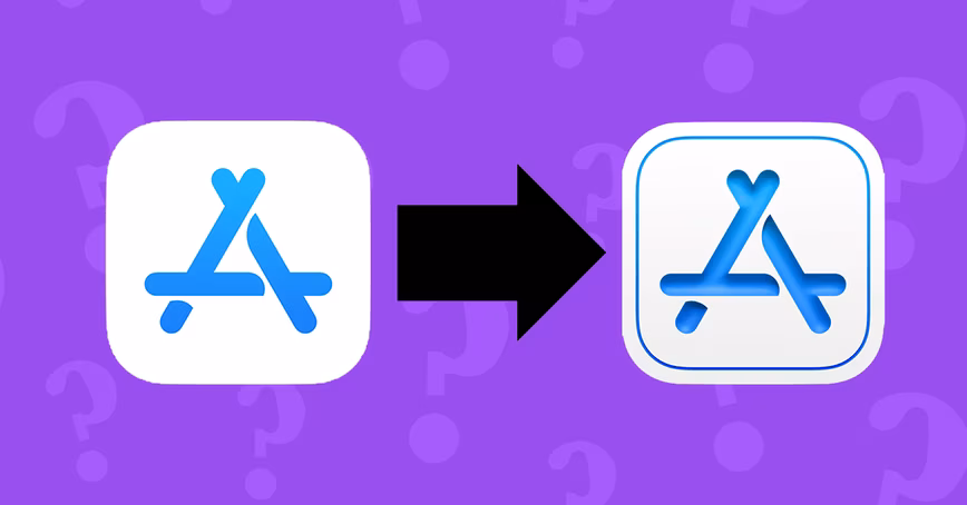 new iOS icons app store connect