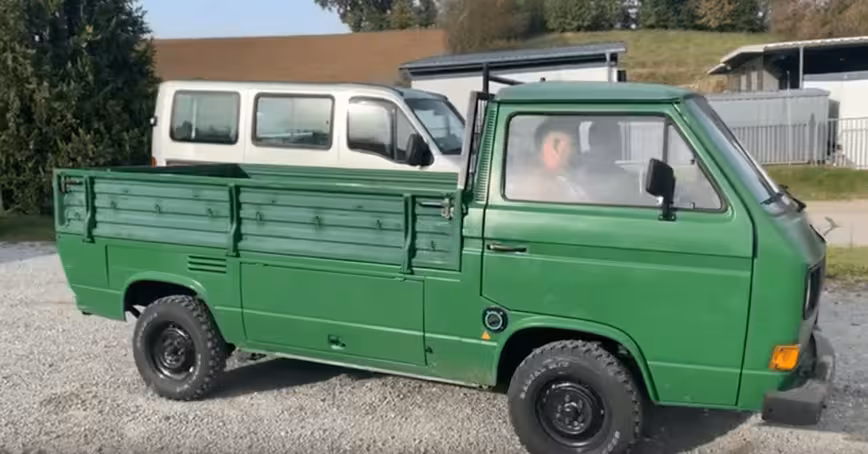 Watch these crazy Germans put a Tesla motor in a vintage VW truck
