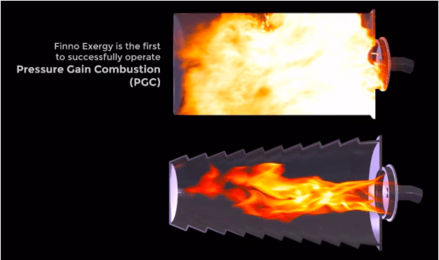 Comparison of traditional gas turbines and PGC based