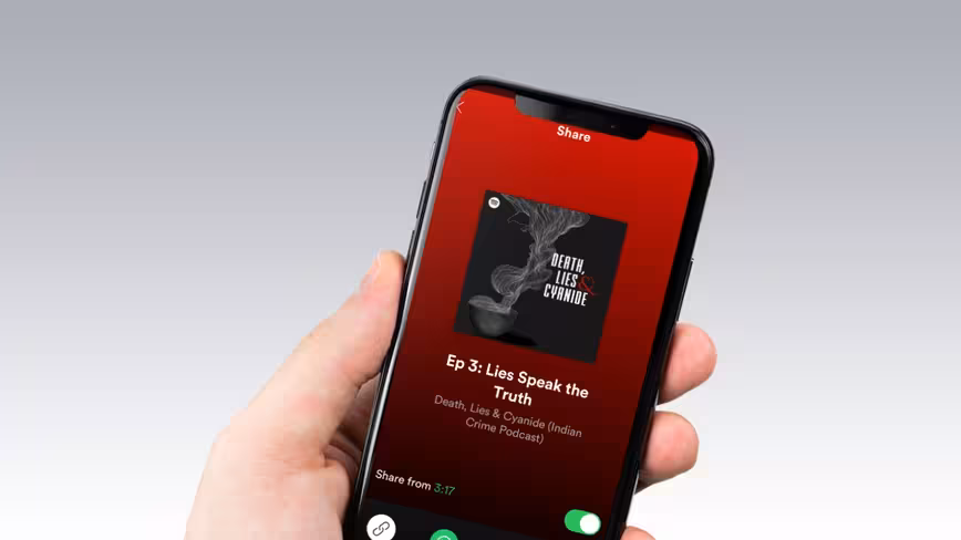 Spotify finally lets you share podcast episodes with a timestamp