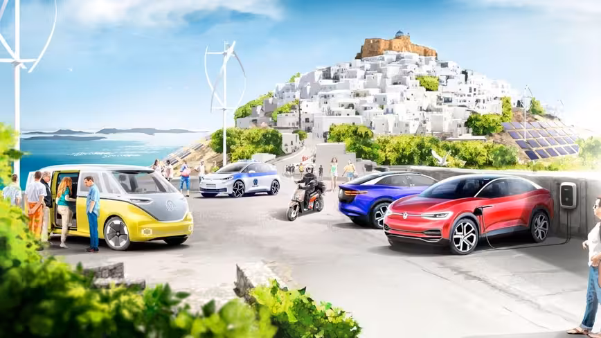 Greek island lays ambitious plans to become super sustainable — but it’s just a drop in the Aegean Sea
