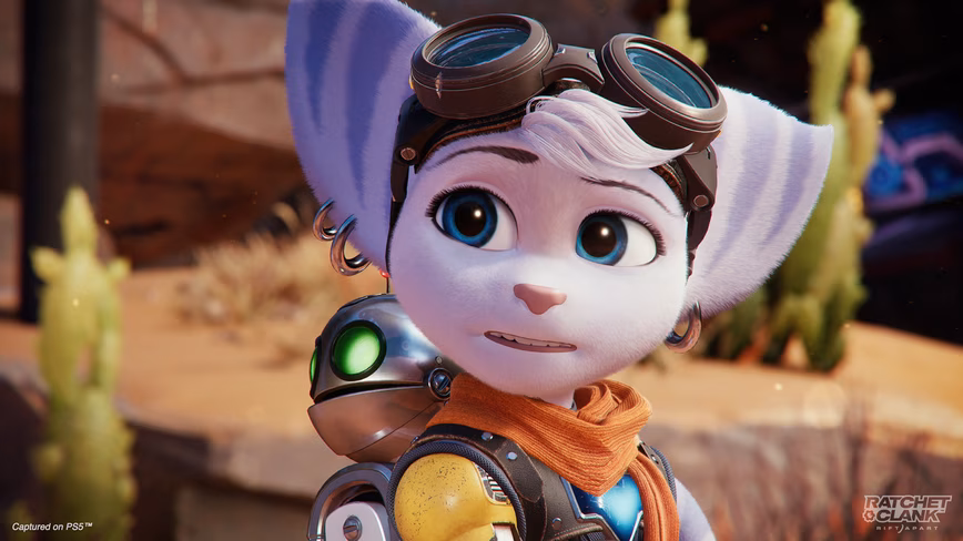 This is Rivet, the lady Lombax