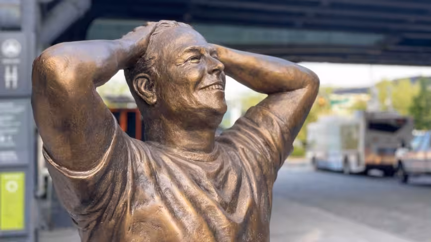 Elon Musk’s new statue in NYC is proof that God is dead