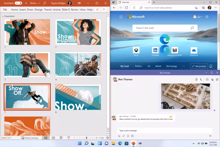 Windows 11's new features
