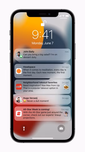 iPhone Do Not Disturb iOS 15 new notifcations