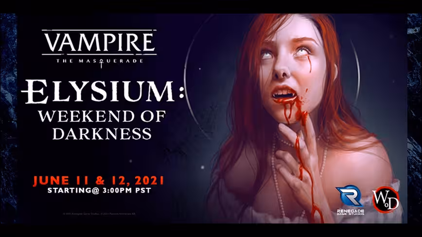 Bloodsucker? There’s a free online Vampire: The Masquerade convention this weekend