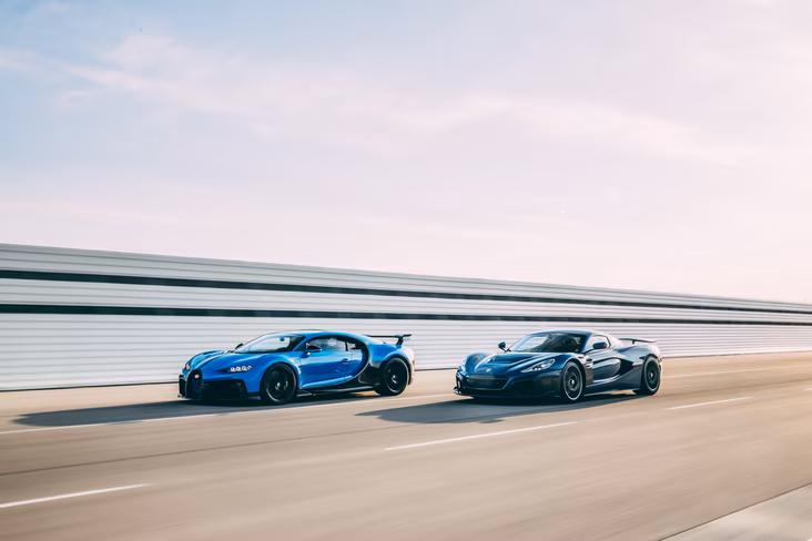 Bugatti and Rimac will form a new joint venture.