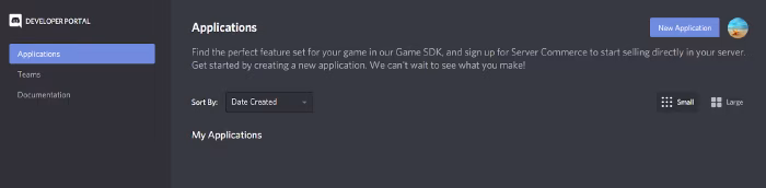 Discord Dev Portal