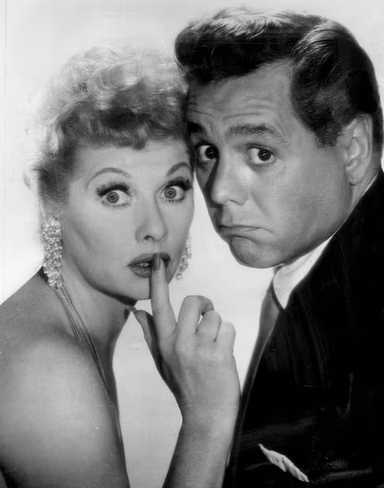 Yet, somehow, there is no connection to THIS Lucy? Aye, aye, aye… Image credit: Ford Motor Company (promo photo from 1957)