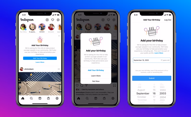 Instagram will remind you to share your birthday through a notification