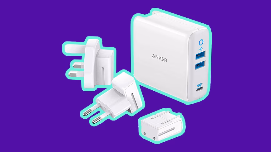 Anker USB C Charger, 65W PIQ 3.0&GaN Type-C Charger with a 45W PD Port, PowerPort III 3-Port 65W Charger