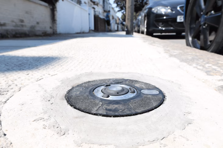 Trojan Energy has designed a flat and flush charging system that's being installed in the UK.
