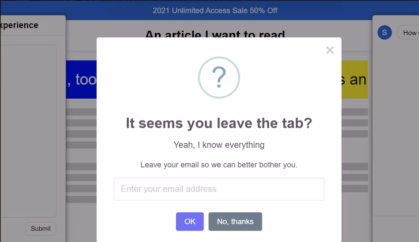 How I Experience The Web shows what modern sites have become.