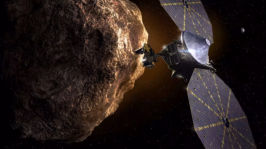 The Lucy spacecraft — designed to explore the Trojan asteroids of Jupiter — prepares for take-off Featured Image
