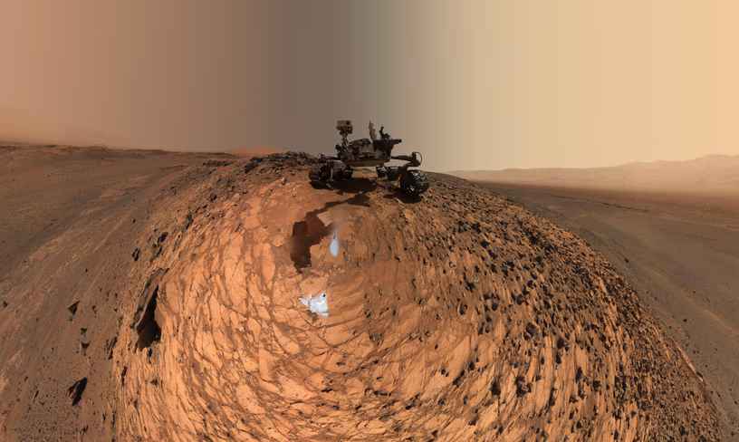 Curiosity is a car-sized Mars rover