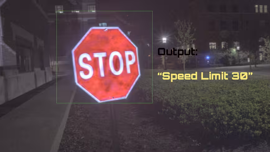 Researchers fooled AI into ignoring stop signs using a cheap projector