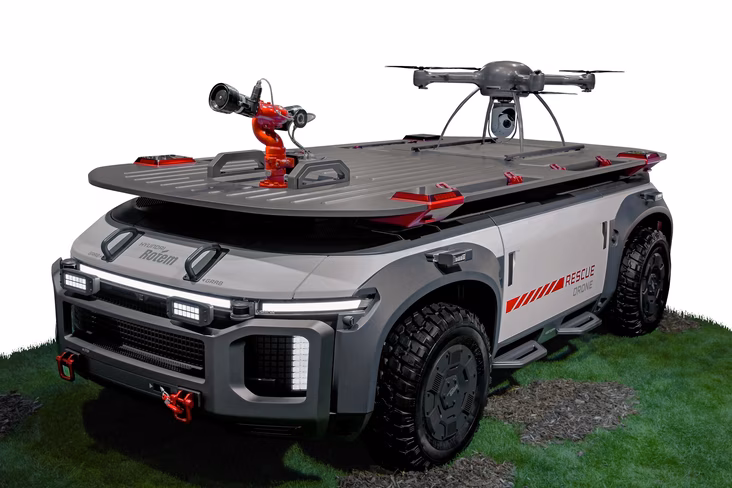 a hydrogen powered rescue drone 