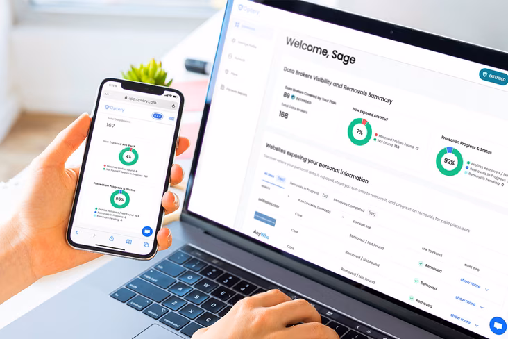 Protect your data online by getting Optery to purge all that information from across the web