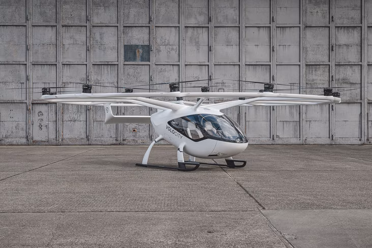 a look at the VoloCity air taxi