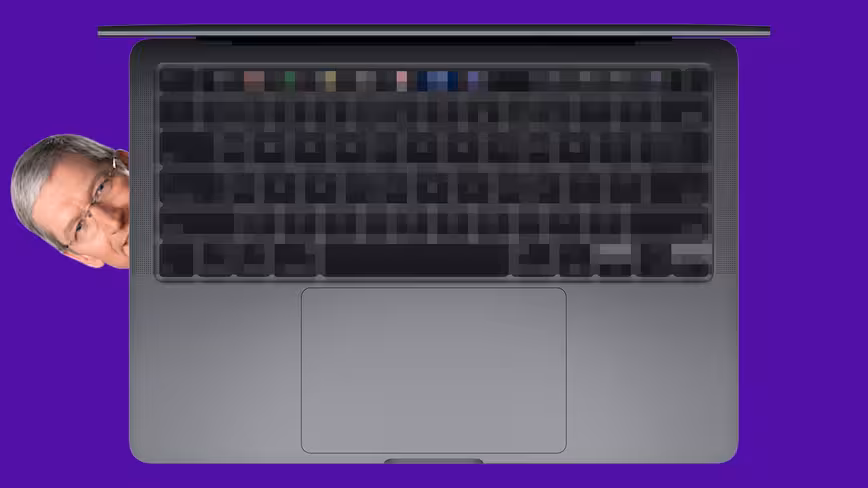 Apple! Replace the ‘Touch Bar’ with ‘Touch Keys’ and thank me later