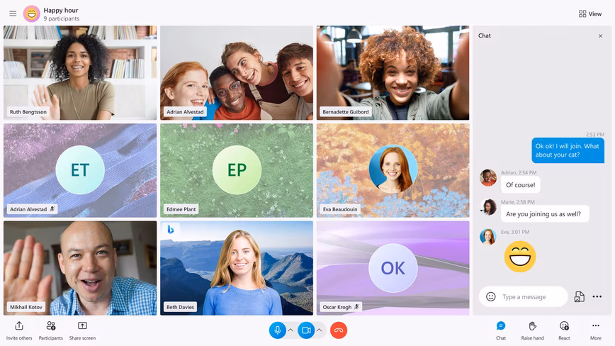 Skype new design fall 2021