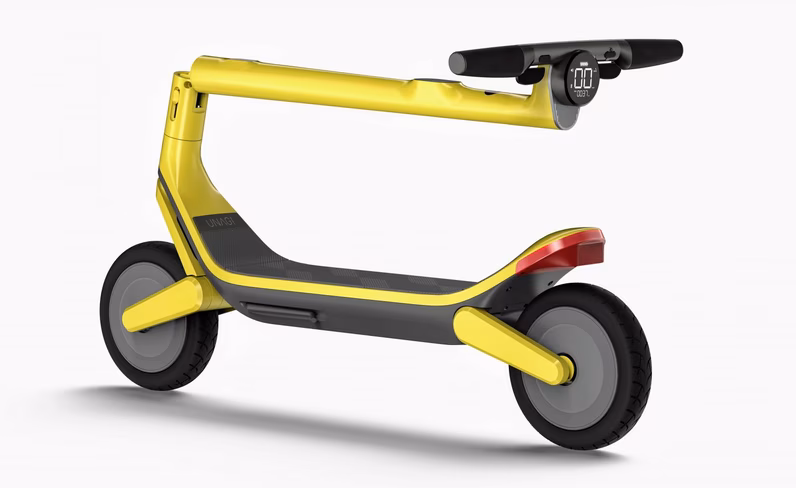 The Model Eleven Scooter folded