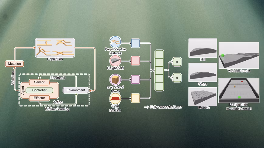 Deep Evolutionary Reinforcement Learning structure