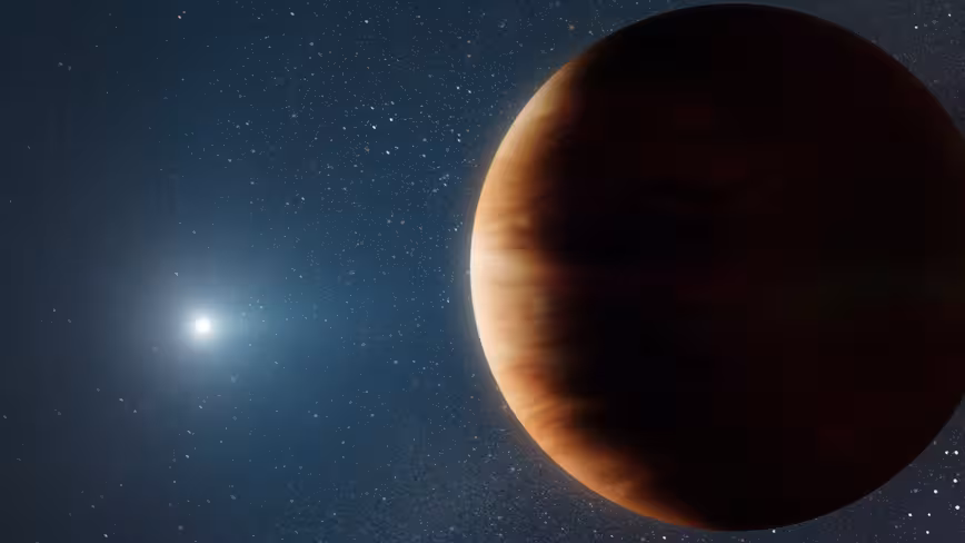 This Jupiter-like planet survived its dying star —  and it could offer clues for our own Solar System