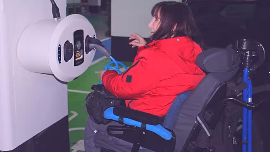 Just 0.003% of EV charge points in UK are accessible to disabled drivers