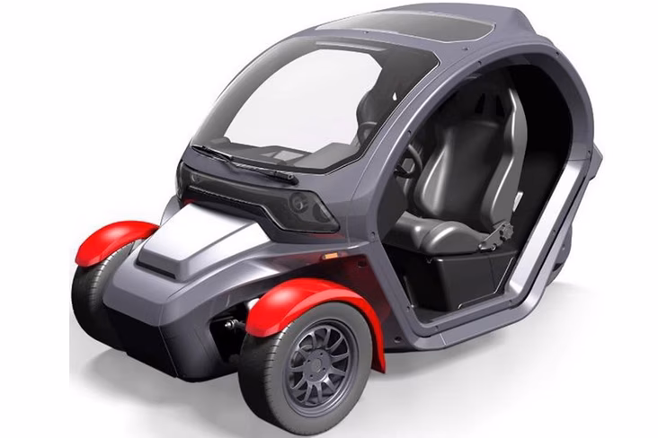 Kalashnikov three-wheeler EV