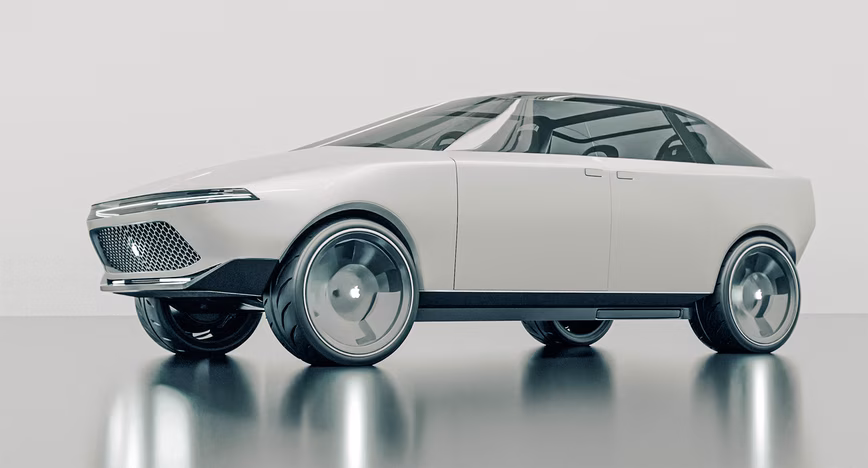 Apple Car rendering 