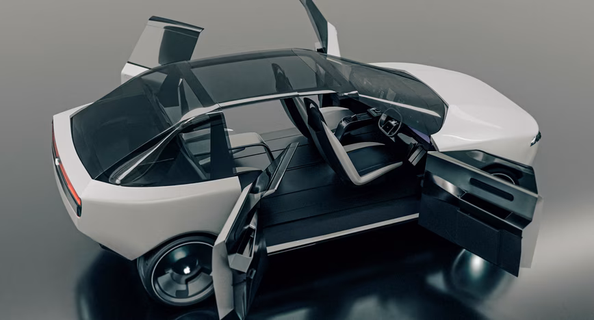 Apple Car rendering 