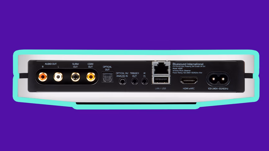 bluesound node rear