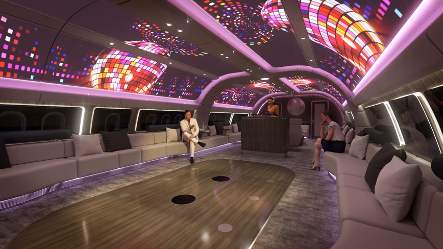 all about the disco plane