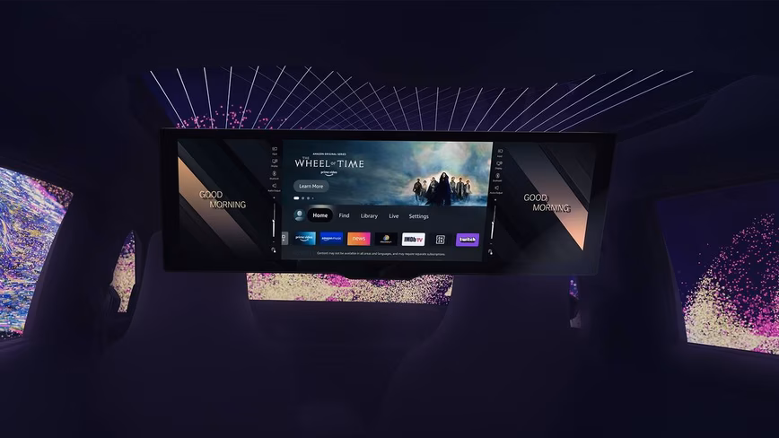 in-car BMW theater
