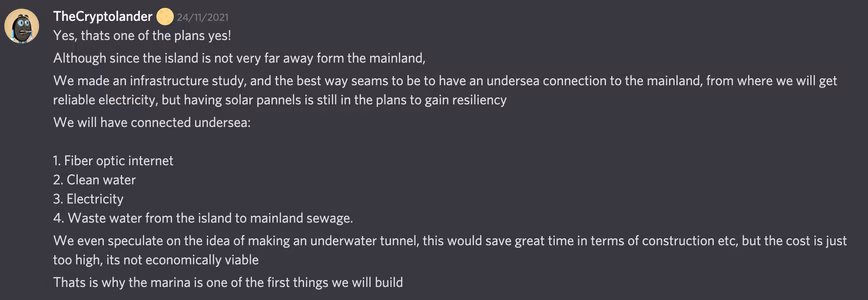 Cryptolander infrastructure plan