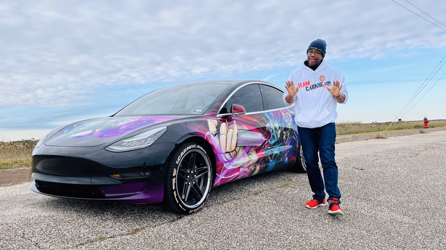 Tesla wrapping